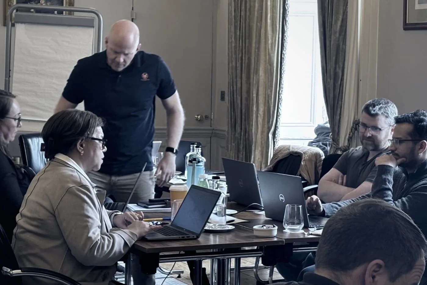 ThoughtFox team working with Kepak during an AI workshop