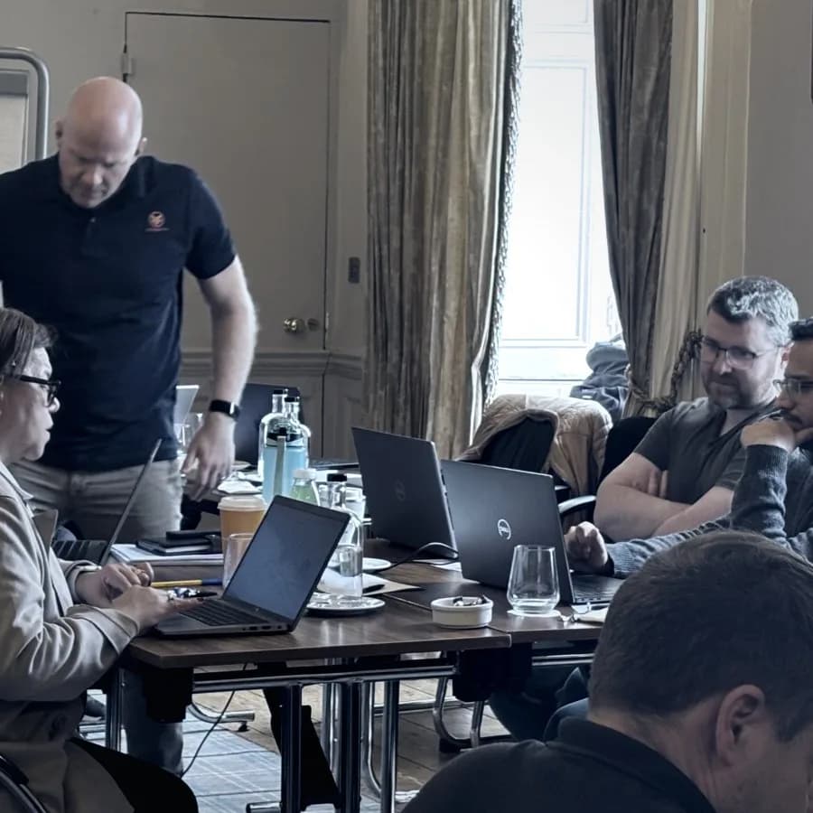 Kepak team collaborating during the AI activation session